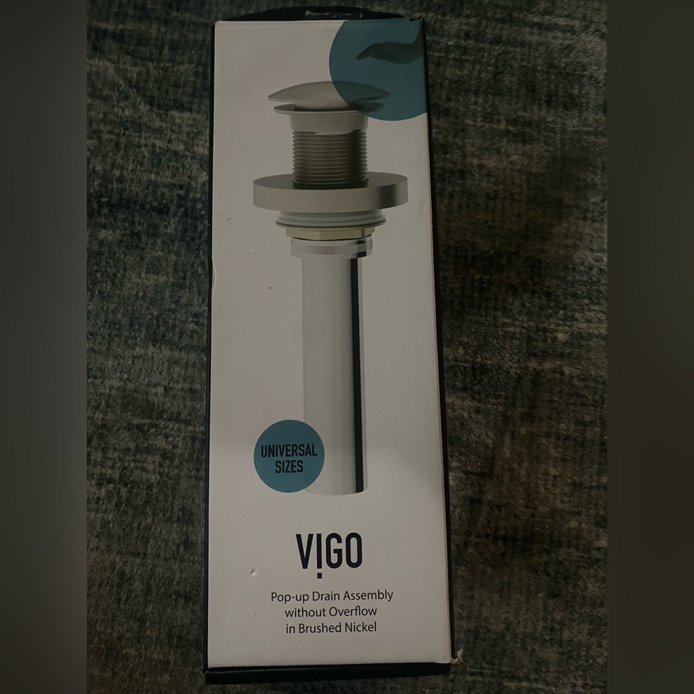 New brushed nickel Pop-Up Drain Assembly